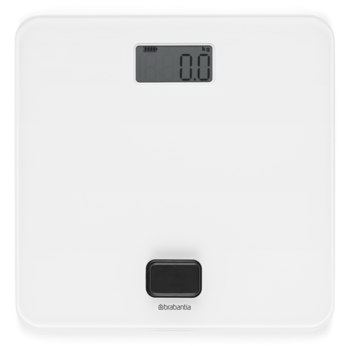 Brabantia Bathroom Scale Battery Free White - 281365