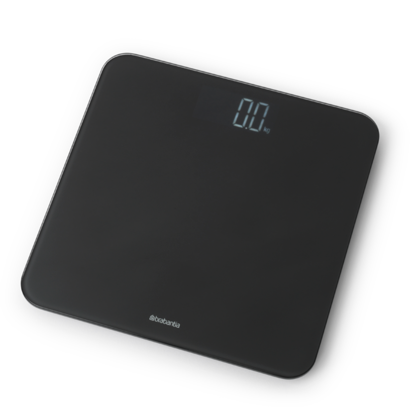 Brabantia Bathroom Scale Battery Powered - Dark Grey  280122