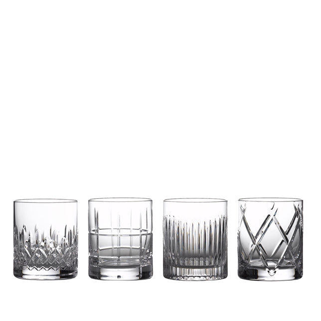 Waterford Crystal Short Stories Whiskey Glass, Set of 4 Mixed