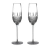 Waterford Crystal Irish Lace Flute Champagne Pair
