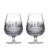 Waterford Crystal Lismore Diamond Connoisseur Brandy Balloon Pair