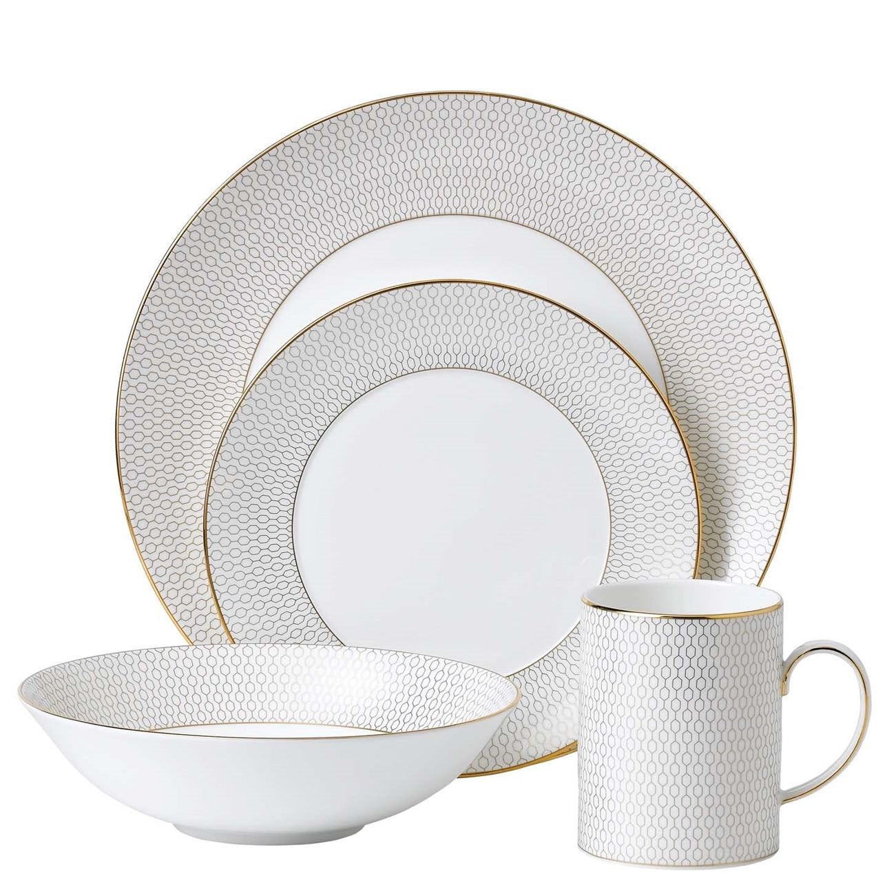 Wedgwood Gio Gold 4 Piece Place Setting