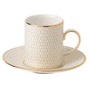 Wedgwood Gio Gold Coffee Cup & Saucer - Set of 2