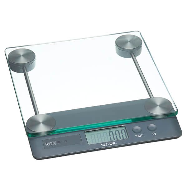 Taylor Pro Touchless Tare 14.4kg Digital Dual Kitchen Scale TYPSCALE13HP