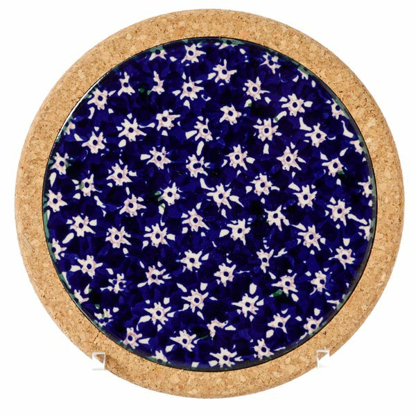 Nicholas Mosse Lawn Dark Blue - Round Trivet