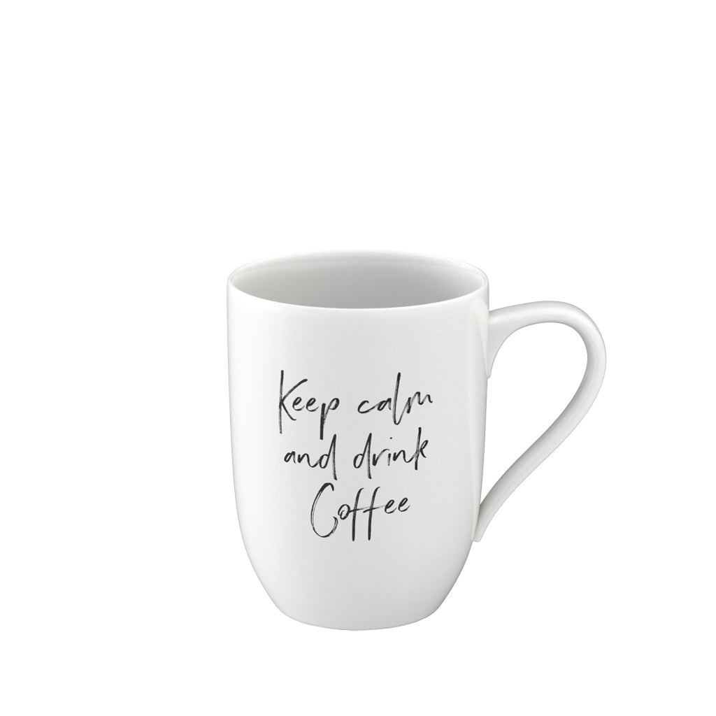 Villeroy and Boch Statement Mug Keep Calm and Drink Coffee