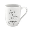 Villeroy and Boch Statement Mug Live, Love, Laugh