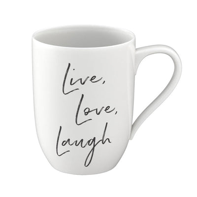 Villeroy and Boch Statement Mug Live, Love, Laugh