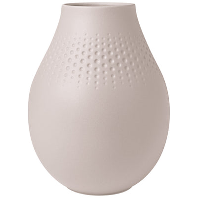 Villeroy and Boch Manufacture Collier Beige Vase Perle Tall