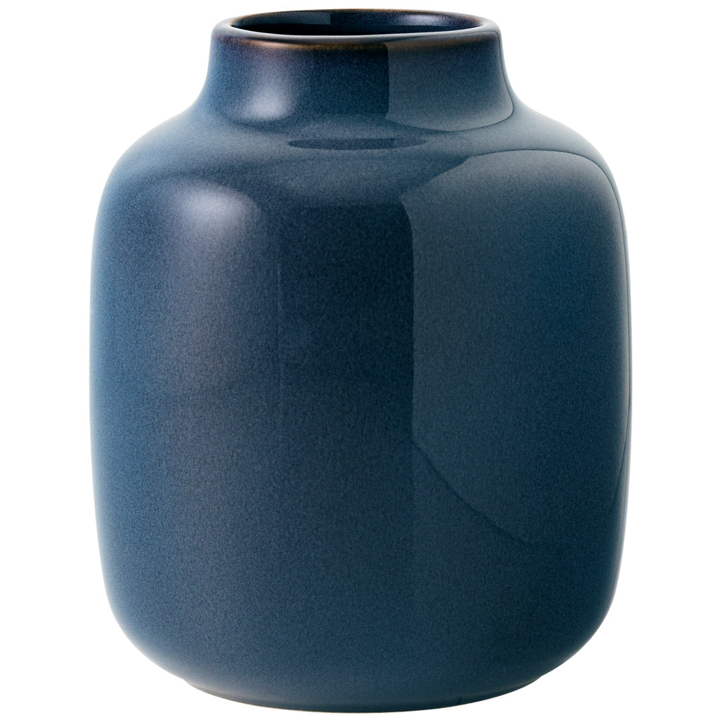 Villeroy and Boch Lave Home Nek Vase Uni Small Bleu