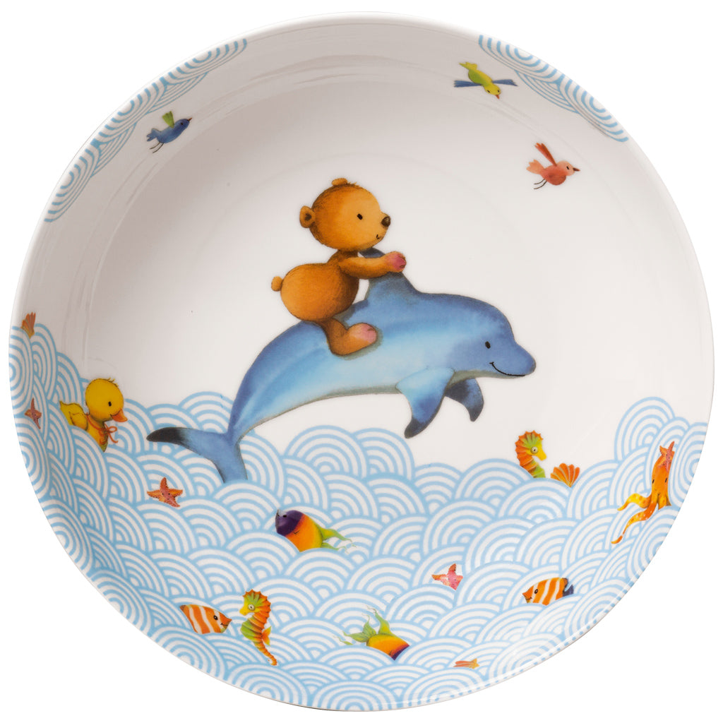 Villeroy and Boch Happy as a Bear Childrens Deep Plate