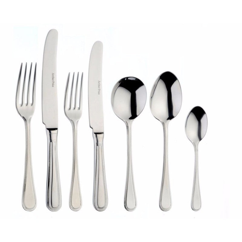 Arthur Price Classic Bead – Set Da 6 Forchette Da Pasticceria In Acciaio Inox 18/10, Lucidate A Specchio - 5
