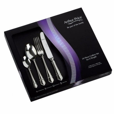 Arthur Price Classic Dubarry 24 Piece Cutlery Gift Box Set: ZUIS2412