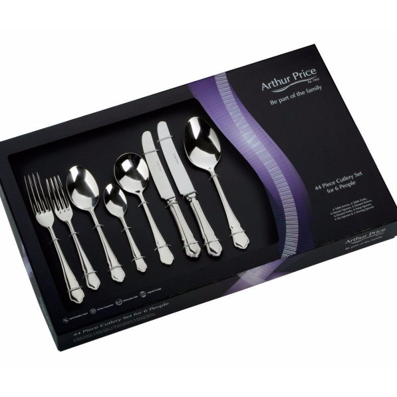 Arthur Price Classic Dubarry 44 Piece Cutlery Gift Box Set ZUIS4411
