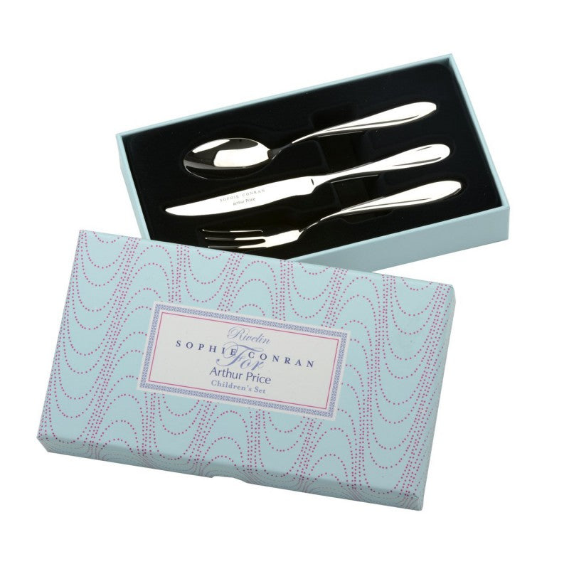 Arthur Price Sophie Conran Rivelin 3 Piece Childrens Set Gift Box  ZSCR3003