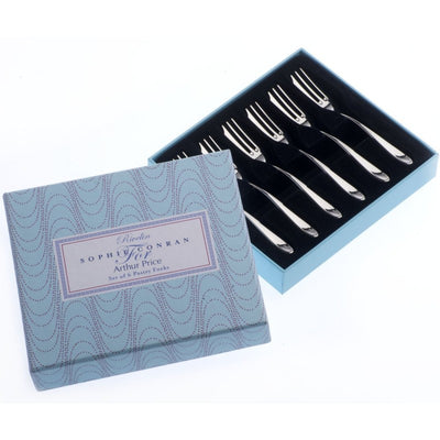 Arthur Price Sophie Conran Rivelin Set Of 6 Pastry Forks Gift Box ZSCR0031