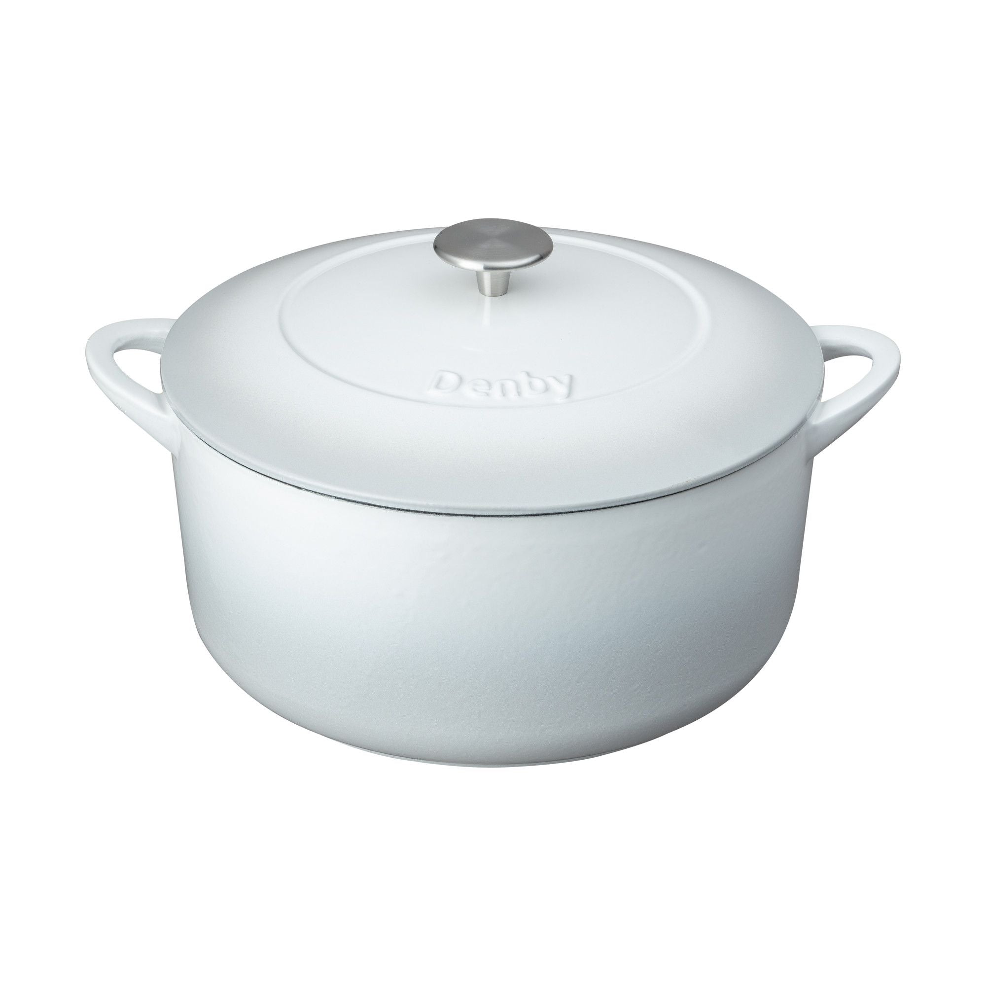 Denby Natural Canvas Cast Iron 28cm Round Casserole - Last Chance to Buy