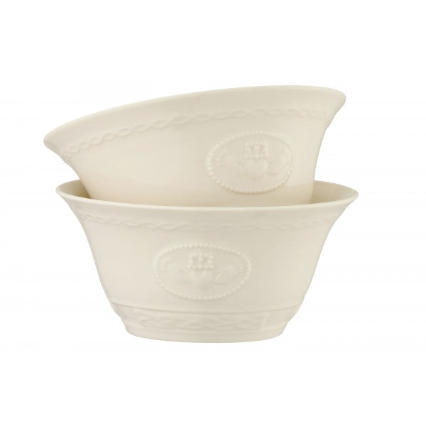 Belleek Claddagh Bowl Pair