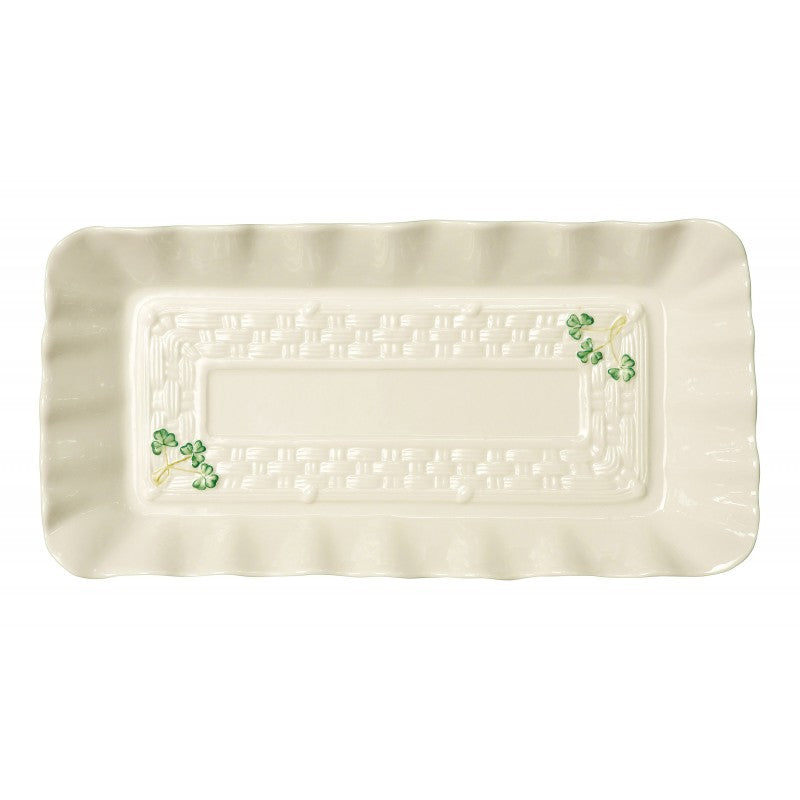 Belleek Classic Shamrock Tray