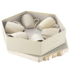 Belleek Living Geometric Pastels Mug Set of 6: 7910