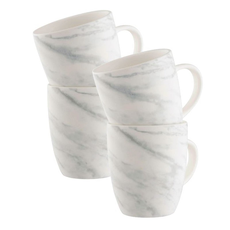 Belleek Marbled Mug set of 4