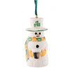 Belleek Paddy Snowman Bell Ornament: 4675