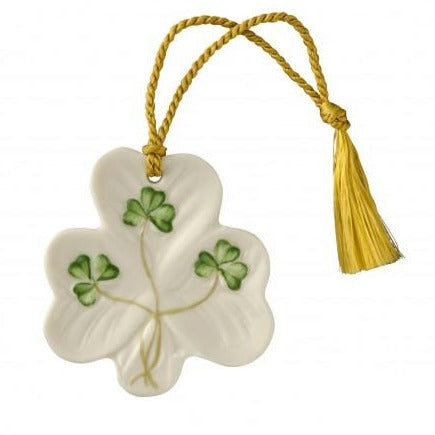 Belleek Shamrock Shaped Ornament: 1810