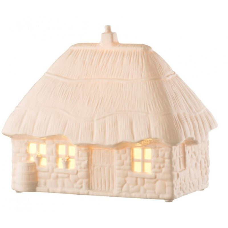 Belleek Thatched Cottage Luminaire (US/CANADA Fitting)