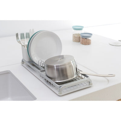 Brabantia Compact Dish Drying Rack - Light Grey 117282