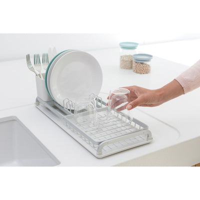 Brabantia Compact Dish Drying Rack - Light Grey 117282