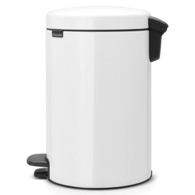 Brabantia NewIcon White 12 Litre Pedal Bin