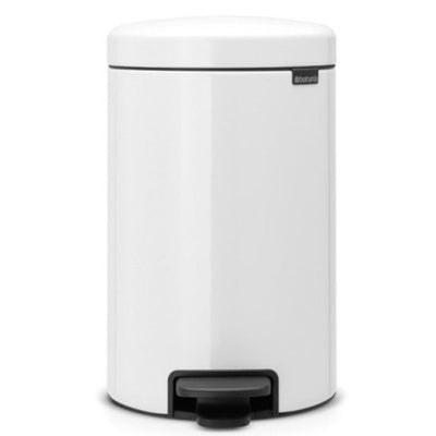 Brabantia NewIcon White 12 Litre Pedal Bin