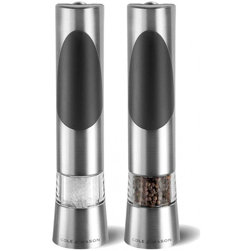 Cole and Mason Precision Richmond Electronic Salt and Pepper Mill Gift Set, 21.5 cm  H90180P