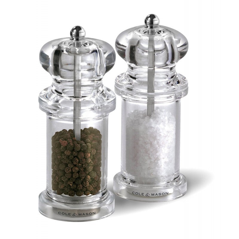 Cole and Mason Precision 505 140mm Acrylic Mill Gift Set - Last chance to buy