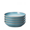 Denby Azure Haze Set of 4 Coupe Pasta Bowl