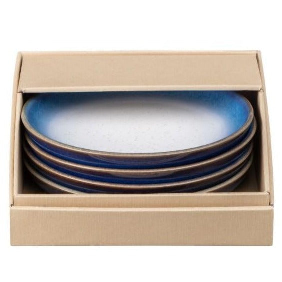 Denby Blue Haze Coupe Dinner Plate 26cm Set of 4