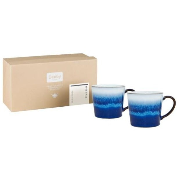 Denby Blue Haze Large Mug 400ml Boxed Pair