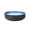 Denby Blue Haze Medium Coupe Plate 21cm Set of 4