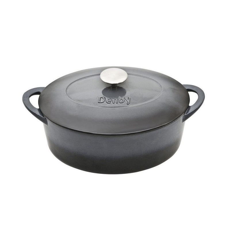 Denby Halo Cast Iron 28cm Oval Casserole