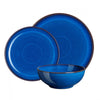 Denby Imperial Blue 12 Piece Coupe Dinner Set