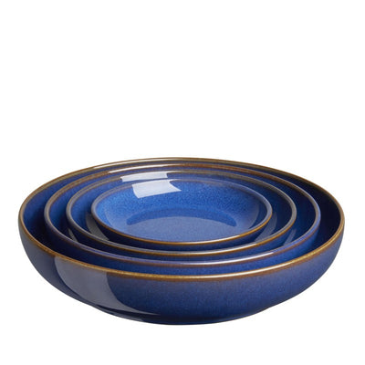 Denby Imperial Blue 4 Piece Nesting Bowl Set