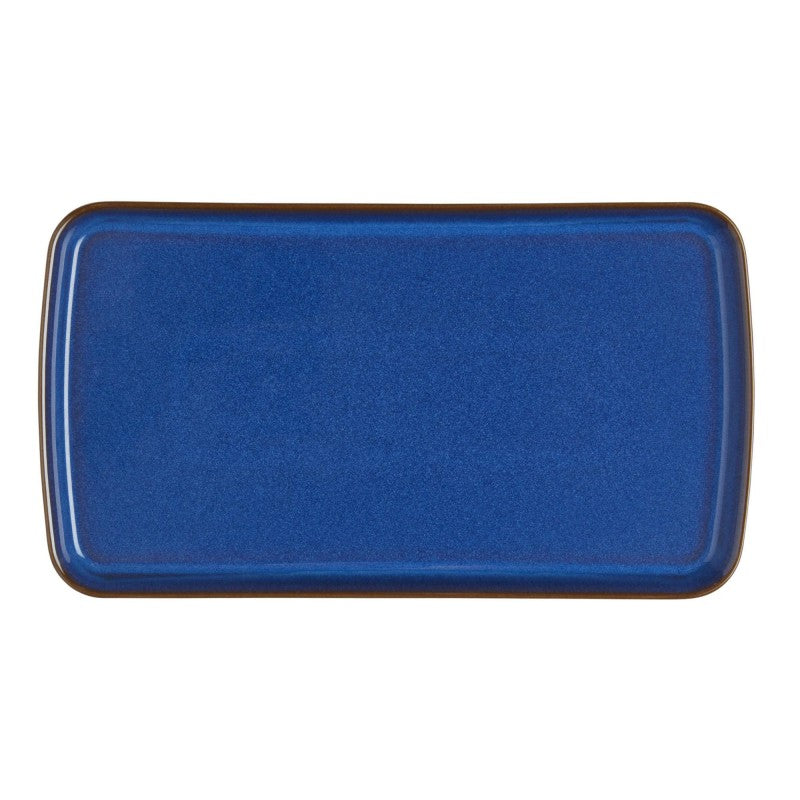 Denby Imperial Blue Rectangular Plate