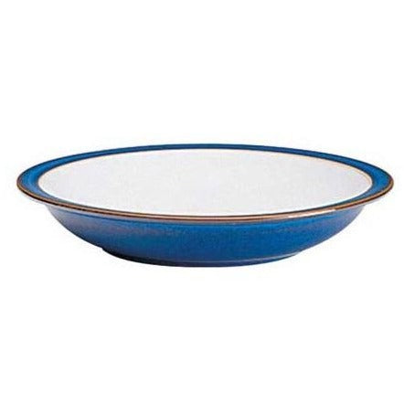 Denby Imperial Blue Shallow Rimmed Bowl