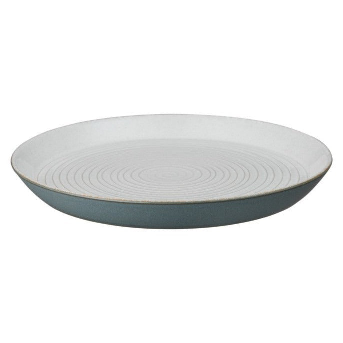 Denby Impression Charcoal Spiral Dinner Plate