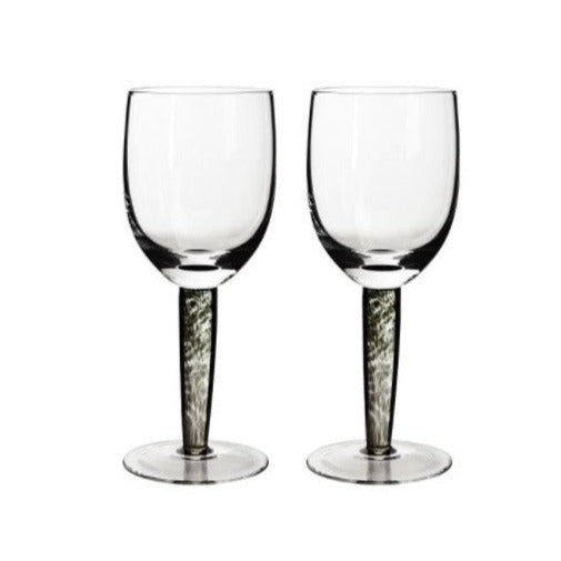 Denby Classic Black (Jet) Red Wine Glass Pack of 2
