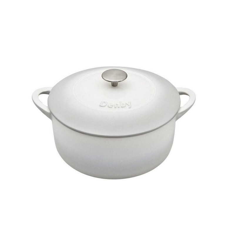 Denby Natural Canvas Cast Iron 24cm Round Casserole