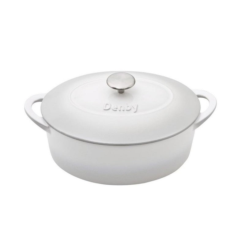 Denby Natural Canvas Cast Iron 28cm Oval Casserole