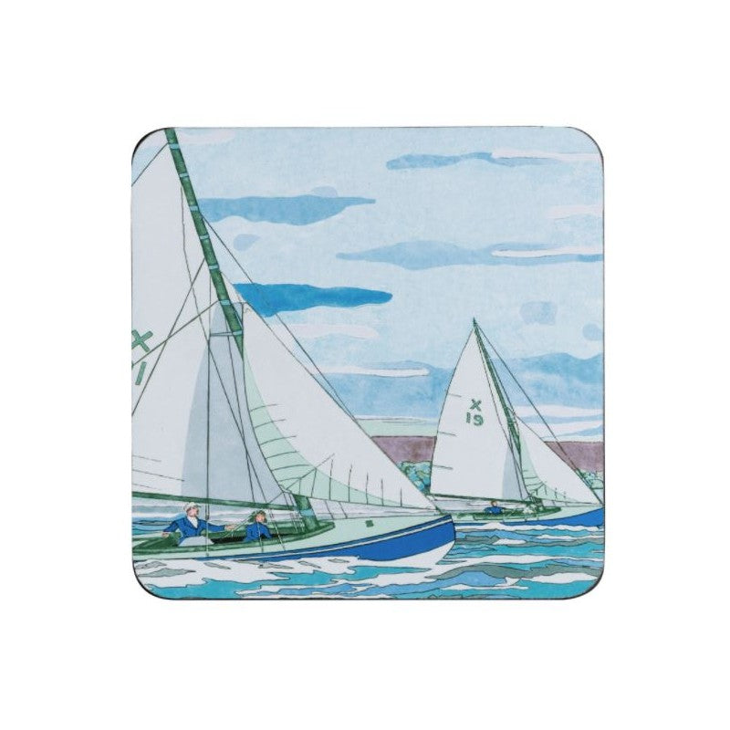 Denby Sailing Coasters Set of 6