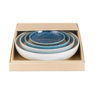 Denby Studio Blue 4 Piece Nesting Bowl Set