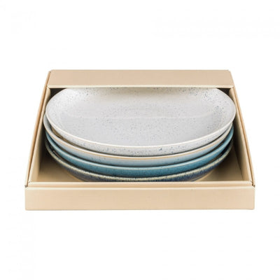 Denby Studio Blue Coupe Medium Plate Set of 4
